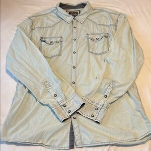 Men’s BKE Vintage Casual Button Down Shirt Size XXL